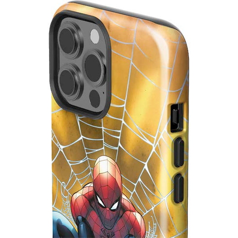Marvel Spiderman Web Shooting iPhone 15 Pro Max Impact Case